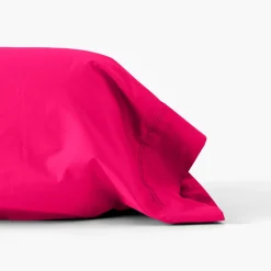 Flash Sale Taie de traversin percale de coton Neo magenta Taies De Traversin