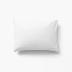 Cheap Taie d'oreiller rectangulaire en pur coton lavé biologique Souffle blanc Enfant Taies D'oreiller|Taies D’oreiller