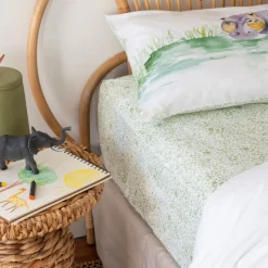 Best Taie d'oreiller rectangulaire pur coton bio Safari Enfant Linge De Litbio|Taies D'oreiller