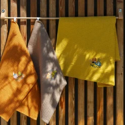 Cheap Torchon coton nid d'abeille Tcafé tabac Torchons & Essuie-mains