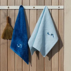 Fashion Torchon coton nid d'abeille Symphony ciel Torchons & Essuie-mains