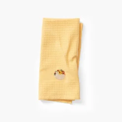Cheap Torchon coton nid d'abeille Patisson jaune Torchons & Essuie-mains
