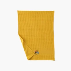 Best Torchon coton nid d'abeille Tcafé curcuma Torchons & Essuie-mains